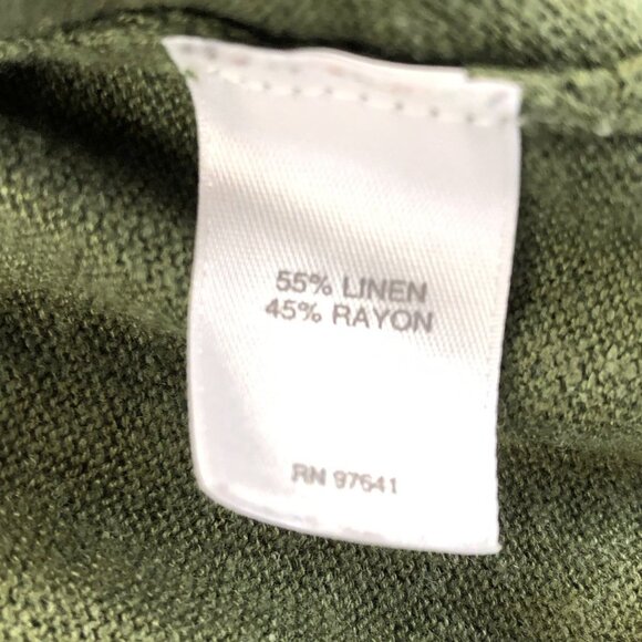 J.Jill Womens Cardigan Sweater MP Open Front Classic Green Casual Cozy Knit - Picture 7 of 10